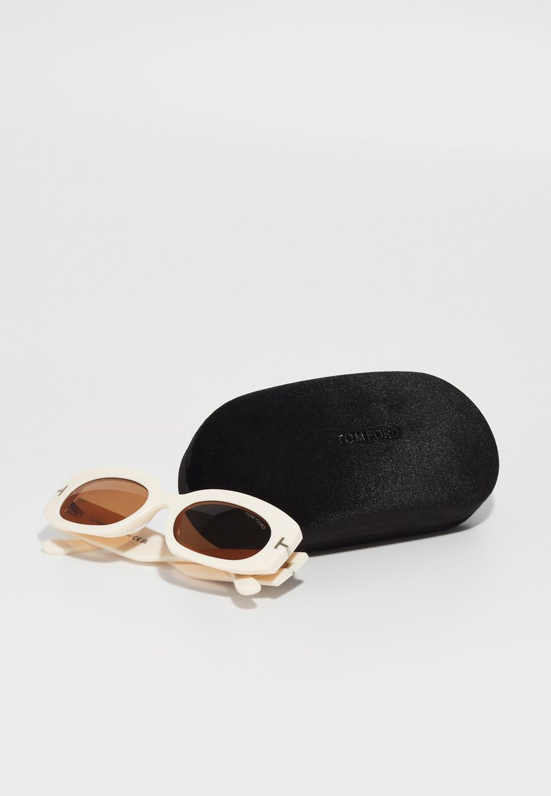 Tom Ford CIELLE - Sunglasses - ivory /brown/off-white - Zalando display picture 1