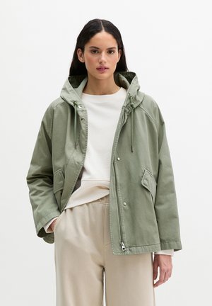 MIT KAPUZE  - Leichte Jacke - fresh sage