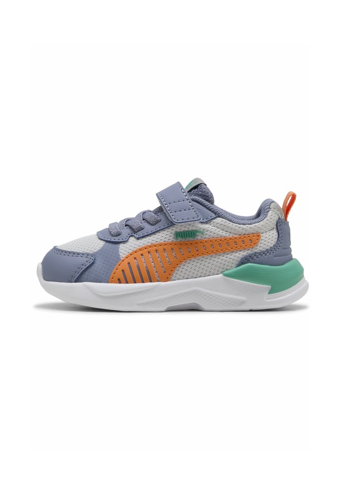 PUMA X-RAY 3 - Zapatos de bebé - feather gray-melon glow-gray sky-vibrant green