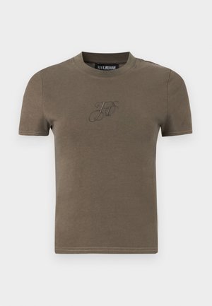 Han Kjøbenhavn MONOGRAM MINI TEE - T-shirt basique - dusty brown