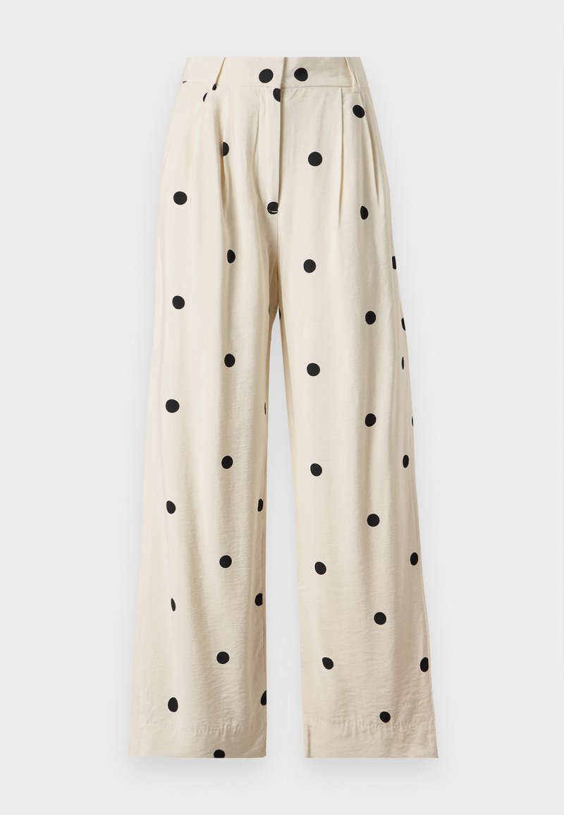 Abercrombie & Fitch Wide Leg - white/black/weiß - Zalando.at