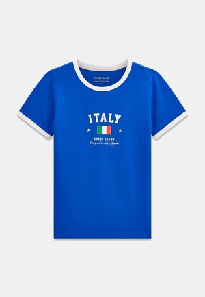 Guess Jeans, NATION T-SHIRT - Majica kratkih rukava s printom - hellblau