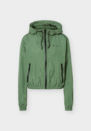 Champion, SPORTSWEAR RAIN JACKET STANDARD FIT WATER REPELLENT WIND PROOF - Ветровка - green