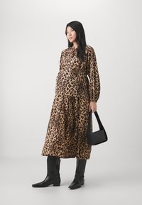 ONLY MATERNITY OLMKIMIKA LONG SKIRT - A-vonalú szoknya - sand