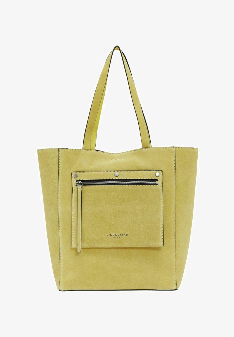 Liebeskind Berlin SUEDE STEP - Shopping Bag - pale banana