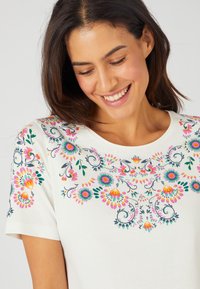 Damart Camiseta estampada - Off-White