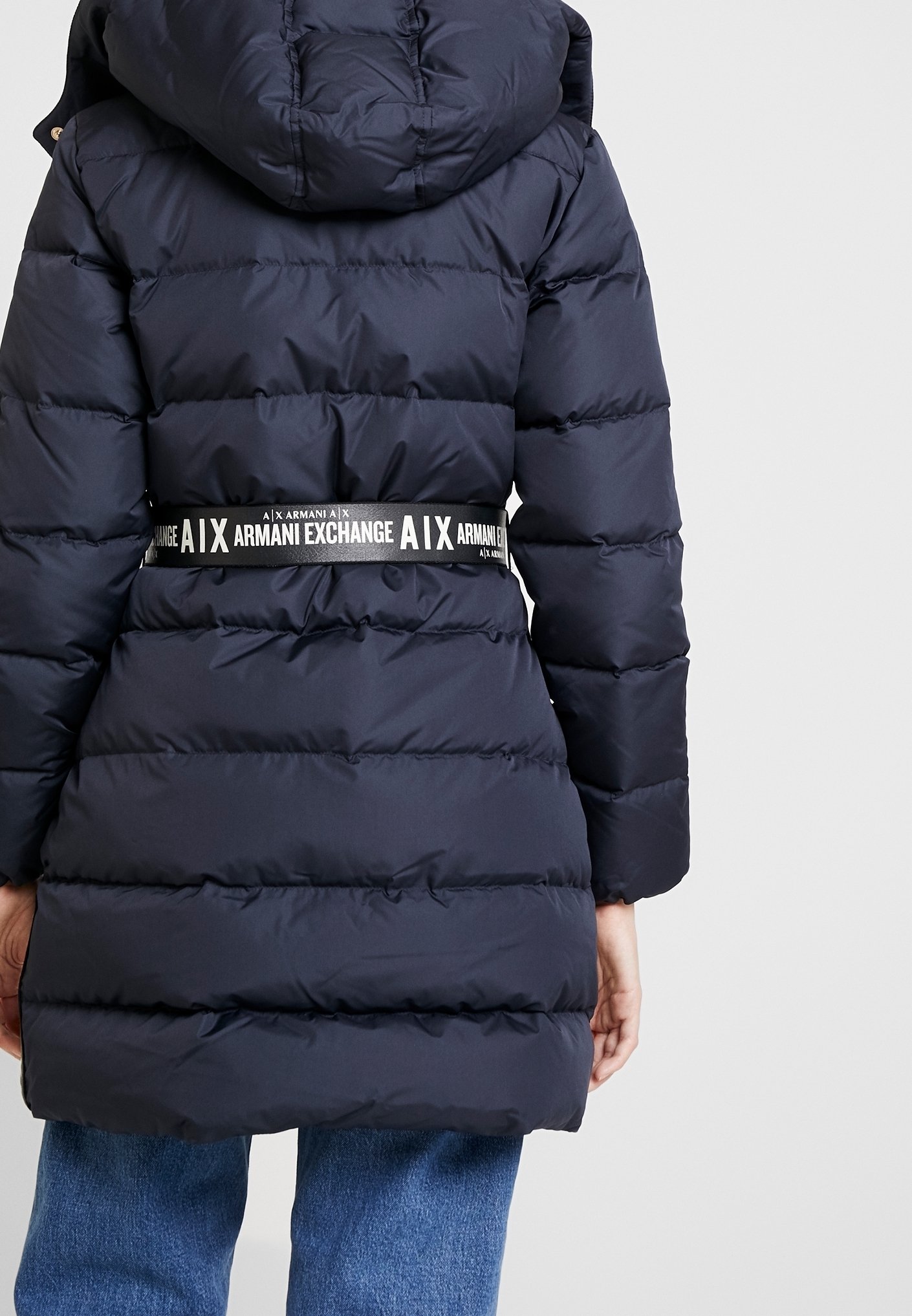 Armani Exchange Down coat - dark blue - (Pre-owned) - Zalando