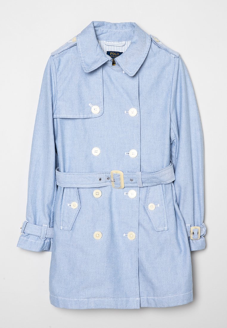 Ralph Lauren Trenchcoat blauw Ralph Lauren Trenchcoat blauw