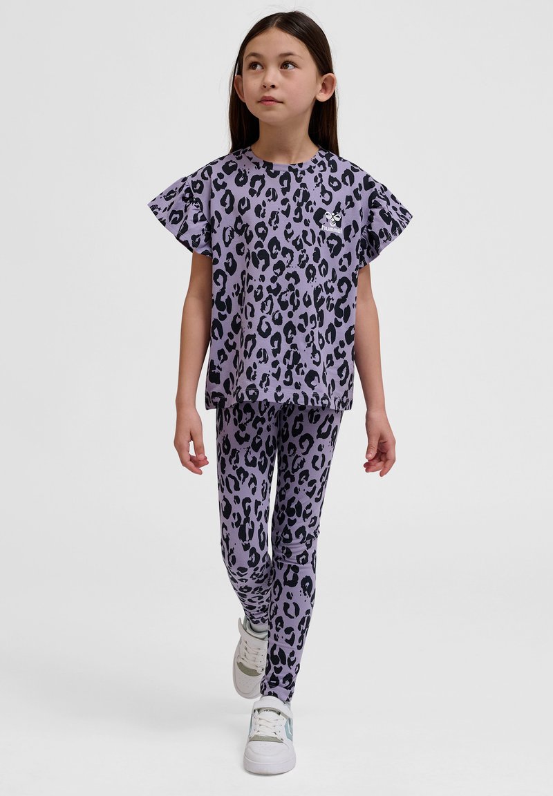 Hummel - T-shirt imprimé - lavender gray, Agrandir
