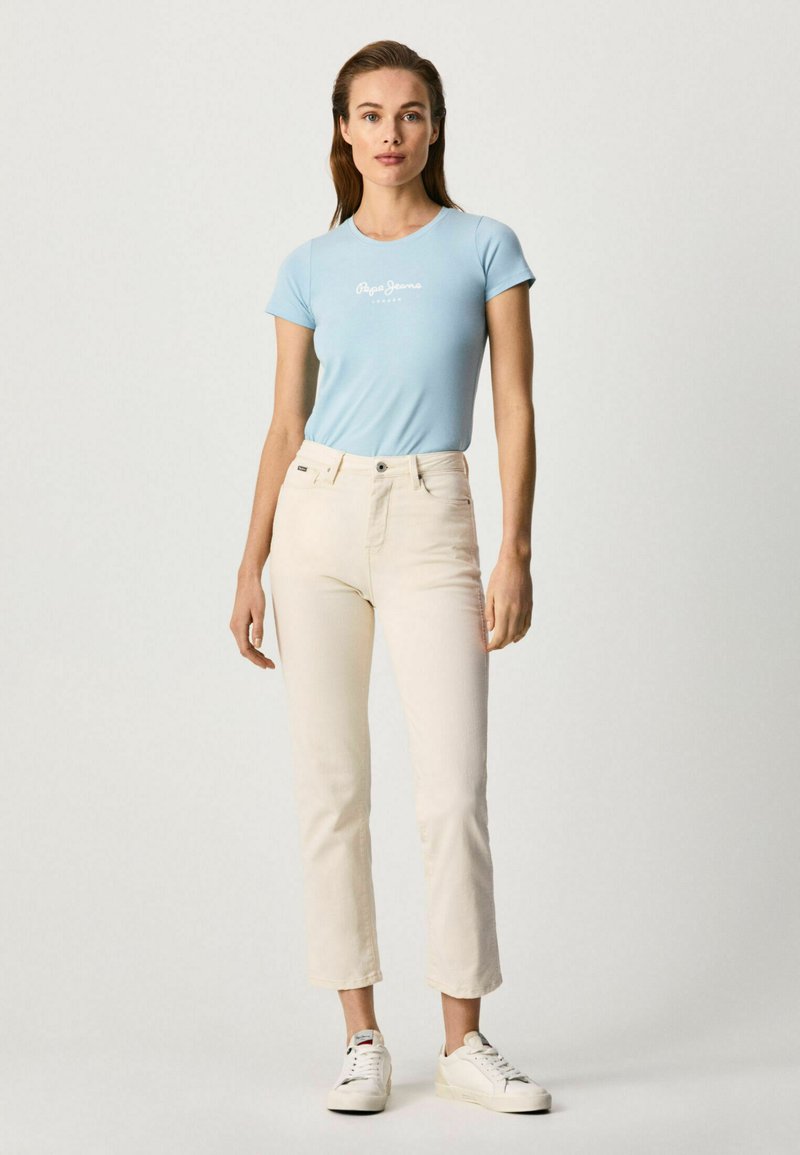 Pepe Jeans T-shirt print blauw Pepe Jeans T-shirt print blauw