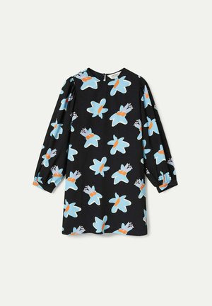 Compañía fantástica CALATEA FLORAL  - Vestido informal - black with blue and yellow flower