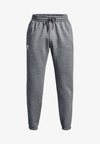 ICON FLEECE - Pantaloni de trening - pitch gray medium heather /  / white
