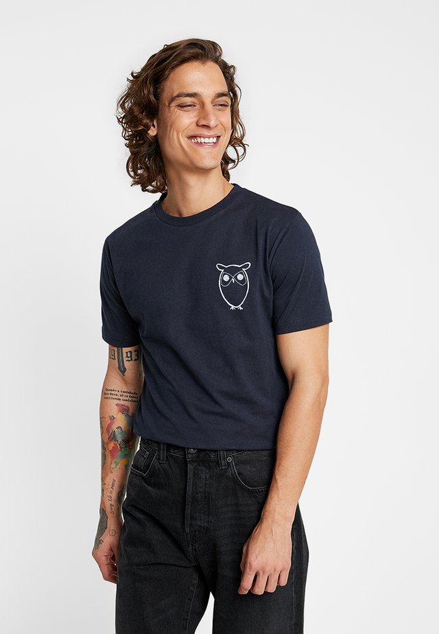 WITH OWL CHEST LOGO - T-shirts print - total eclipse