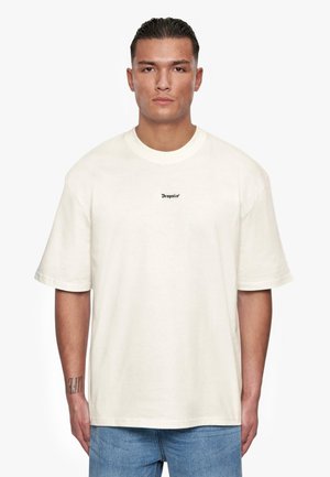 HEAVY FRONT PATCH - T-shirt basique - cream white