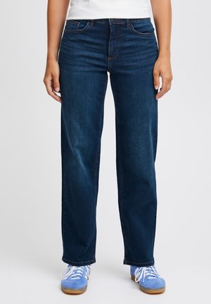 IHTWIGGY  STRAIGHT LONG - Jeans Straight Leg - dark blue