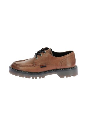 DERBIES DECKLOWY - Derbies - camel
