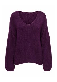 JDYDINEA REVERSIBLE - Maglione - deep purple