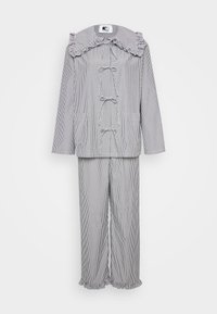 LYBID PAJAMA WITH RUFFLED COLLAR - Pigiama - black/white