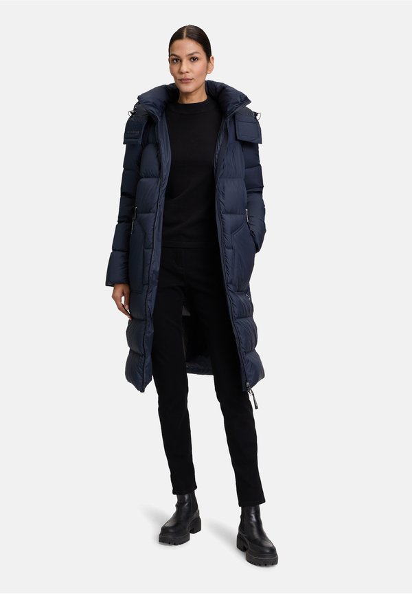 STEPP MIT KAPUZE - Daunenmantel - dunkelblau