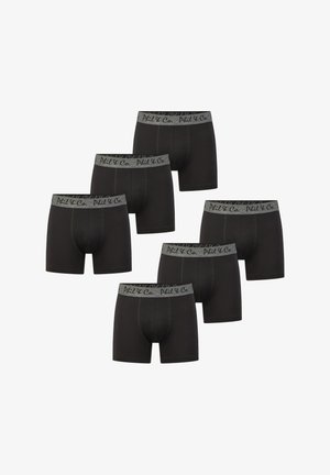 Phil & Co. Berlin, 6-PACK CORE - Trunks - black grey