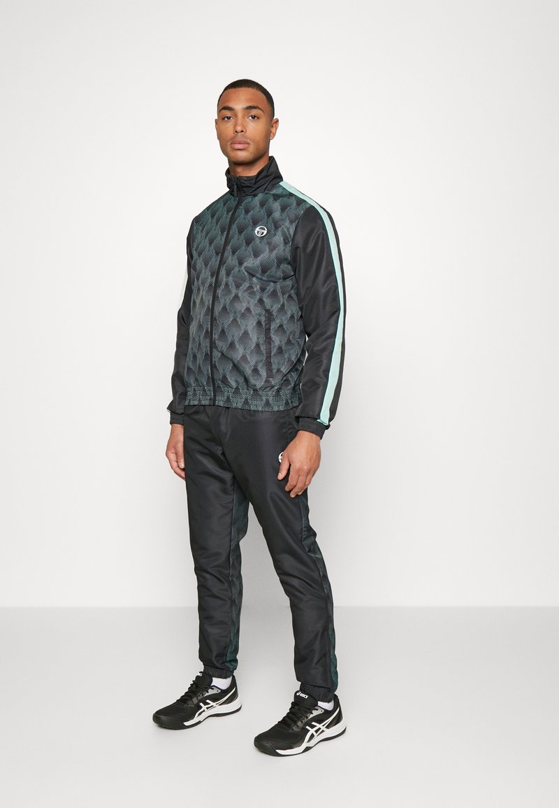 Sergio Tacchini FORESTA - Träningsset - black/ocean wave