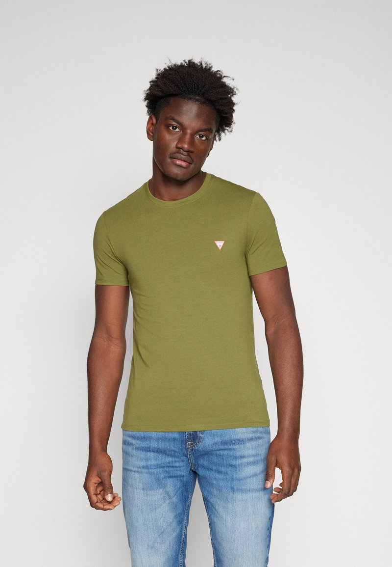 Guess CORE TEE - T-shirts - green stone