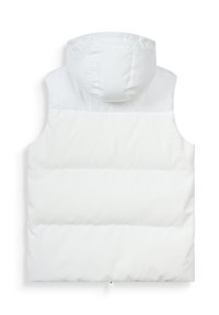 Antony Morato REGULAR FIT AND TECHNO AS CONTRAST WITH SORONA AND LOGO - Bodywarmer - white