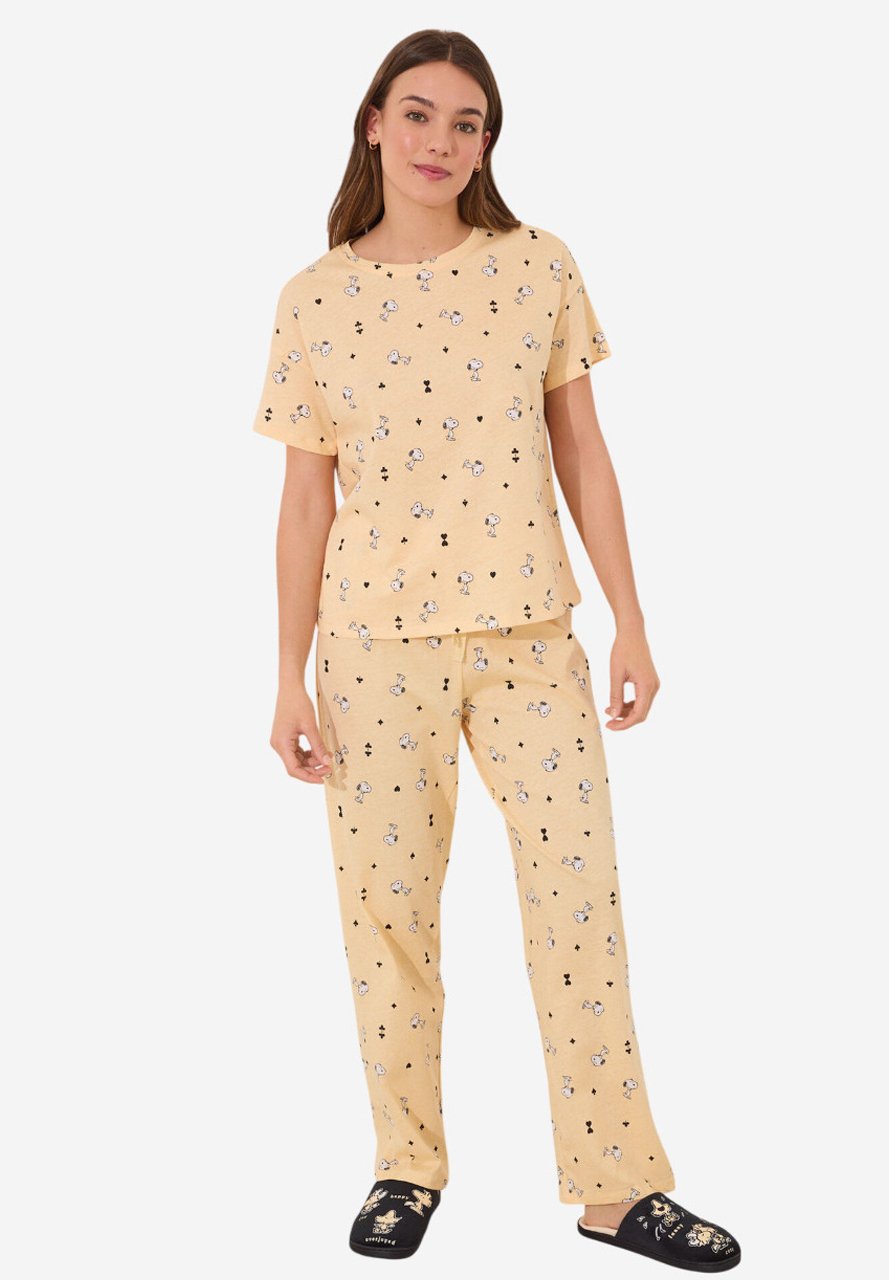 women'secret THE PEANUTS SET Pyjama set yellow Zalando