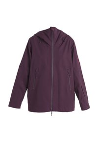 MERINO SHELL+PEAK HOODED - Outdoor jacket - DARK PURPLE