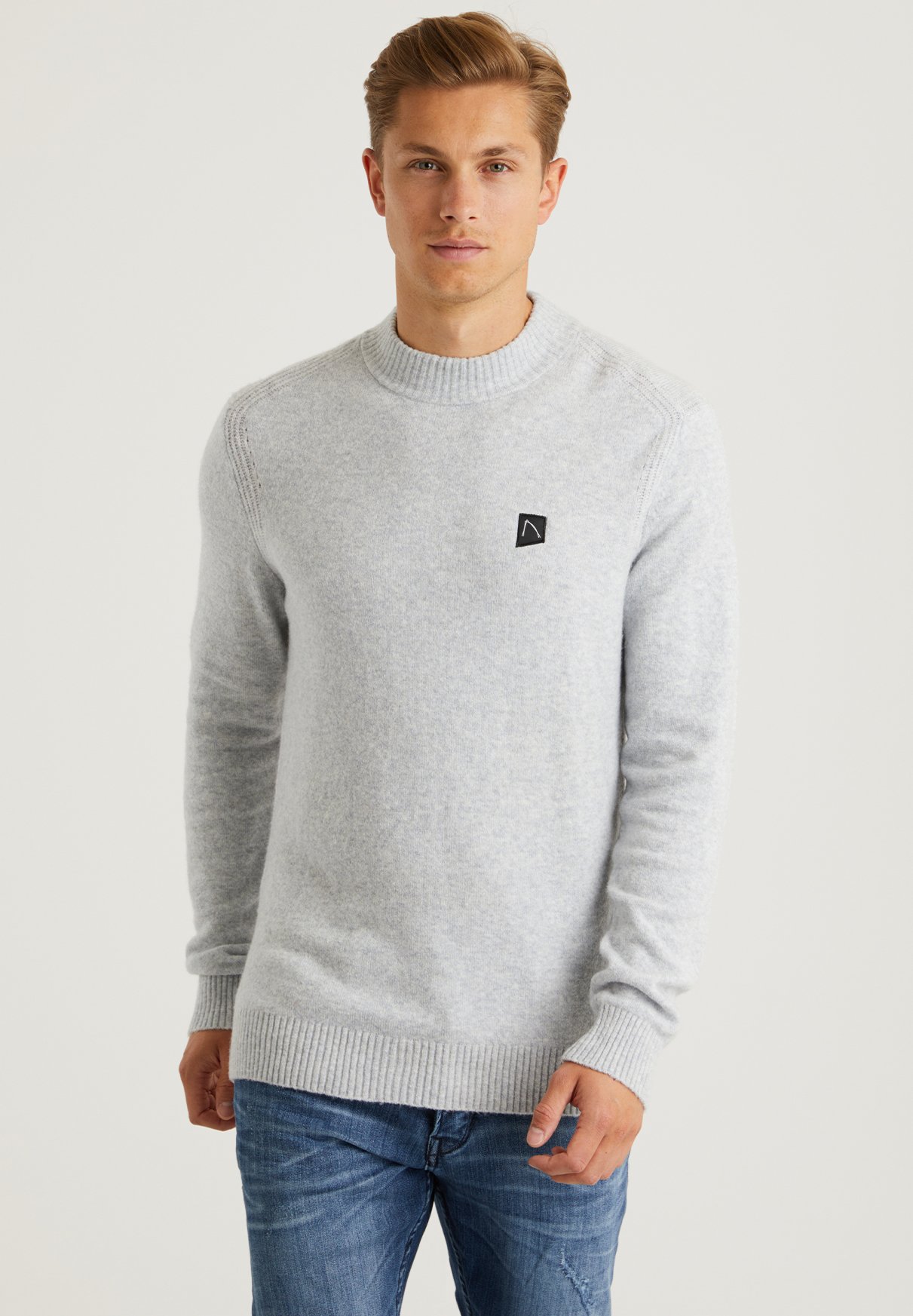 CHASIN' TRACE MOCK - Trui - light grey/lichtgrijs - Zalando.nl