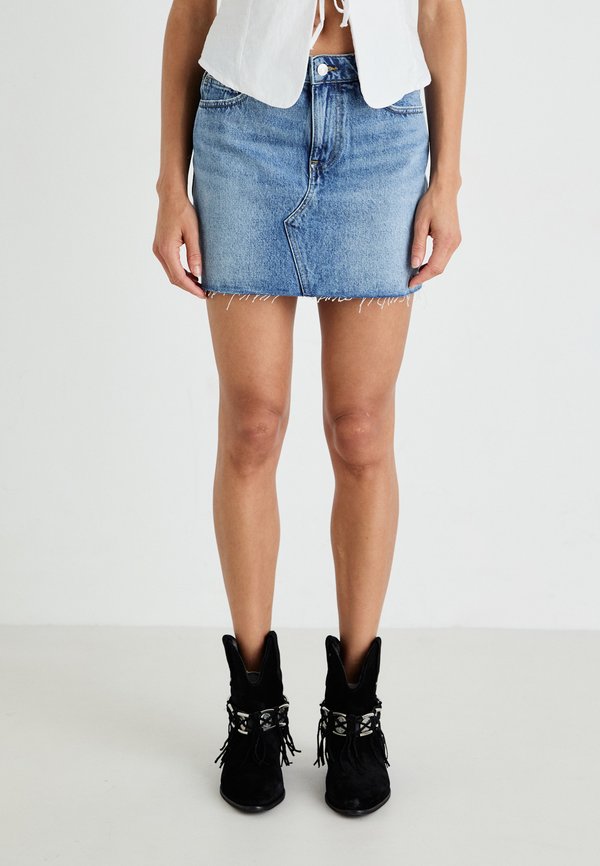 SHORT SKIRT - Denim skirt