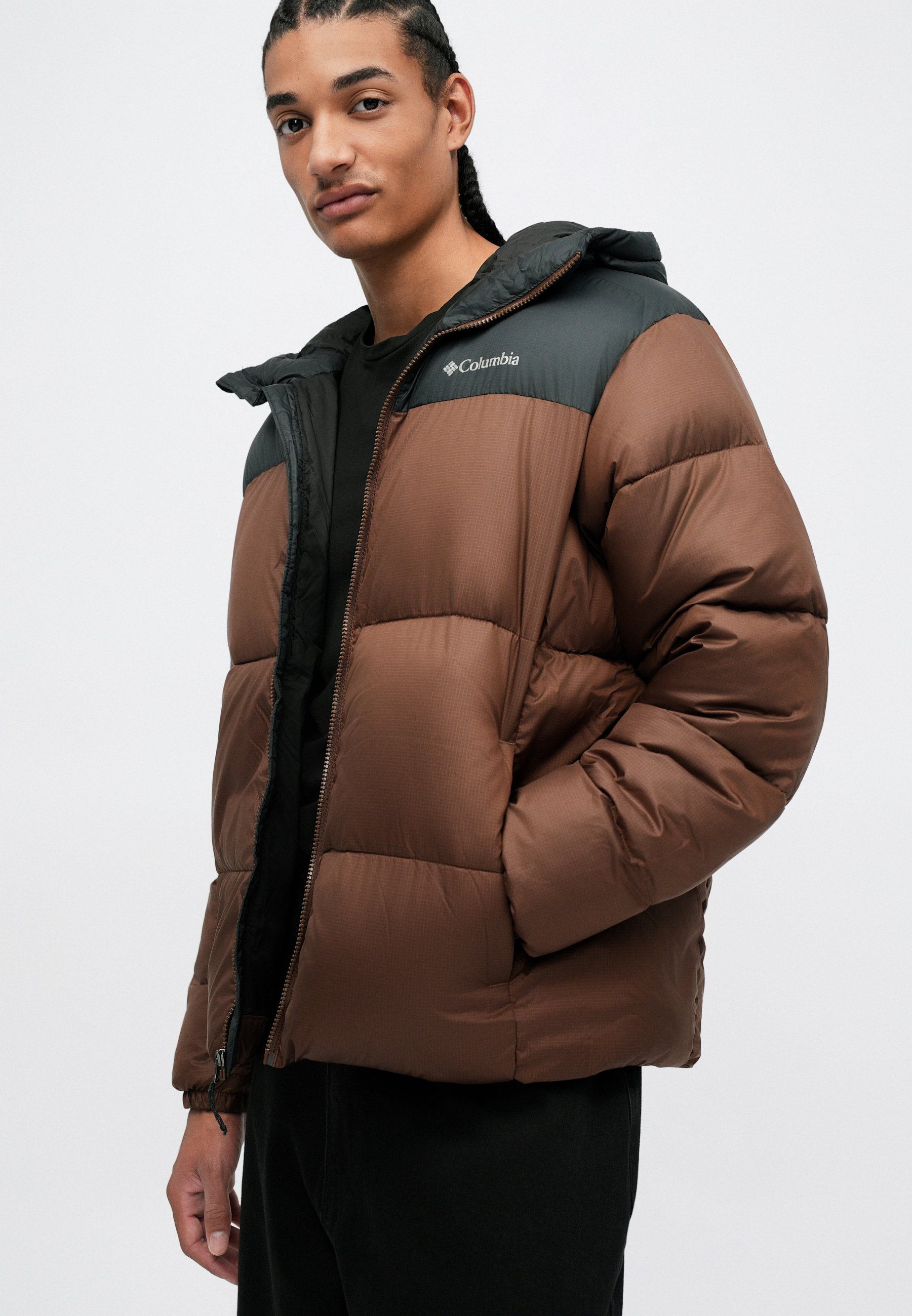 Jack Wolfskin PASSAMANI - Down jacket - hot choc/brown - Zalando.co.uk