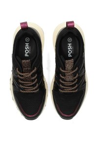 Posh by Poelman CAROCEL - Sneakers basse - black with animal print