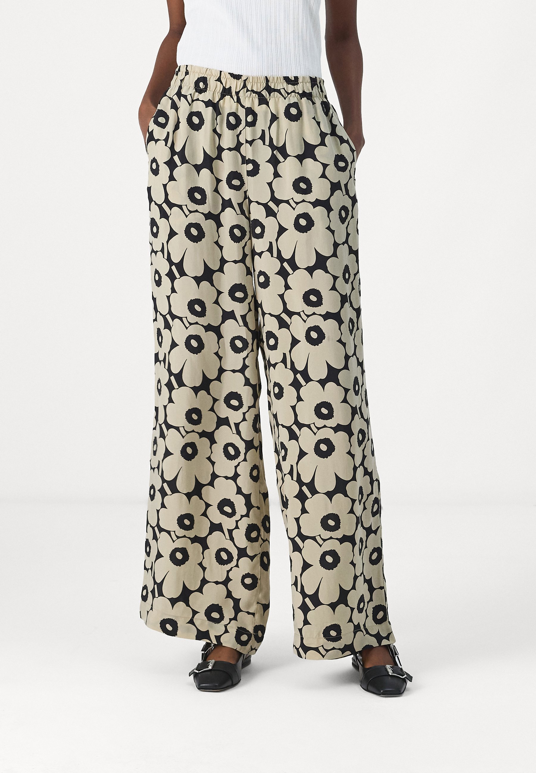 【2024AW】marimekko マリメッコ/ Oanet Mini Unikko パンツ Oanet Mini Unikko Cupro trousers | Marimekko