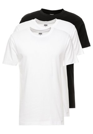 Urban Classics 3 PACK - Lihtne T-särk - white/white/black