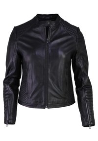 SET Lederjacke - black