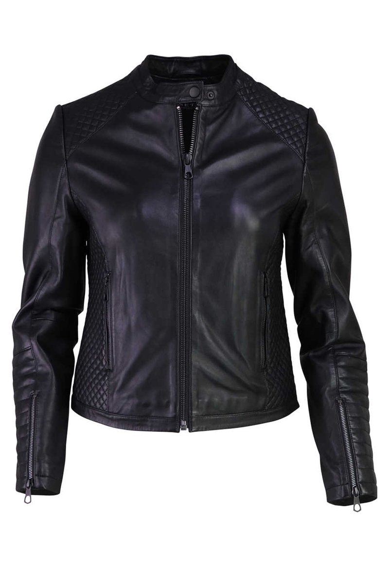 SET Lederjacke - black