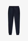 FLAG EMBROIDERY TERRY DRAWSTRING JOGGERS - Jogginghose - desert sky