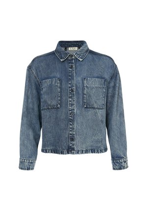 Overhemdblouse - blauw