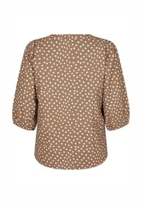 Zizzi Blúzka - coca mocha dot