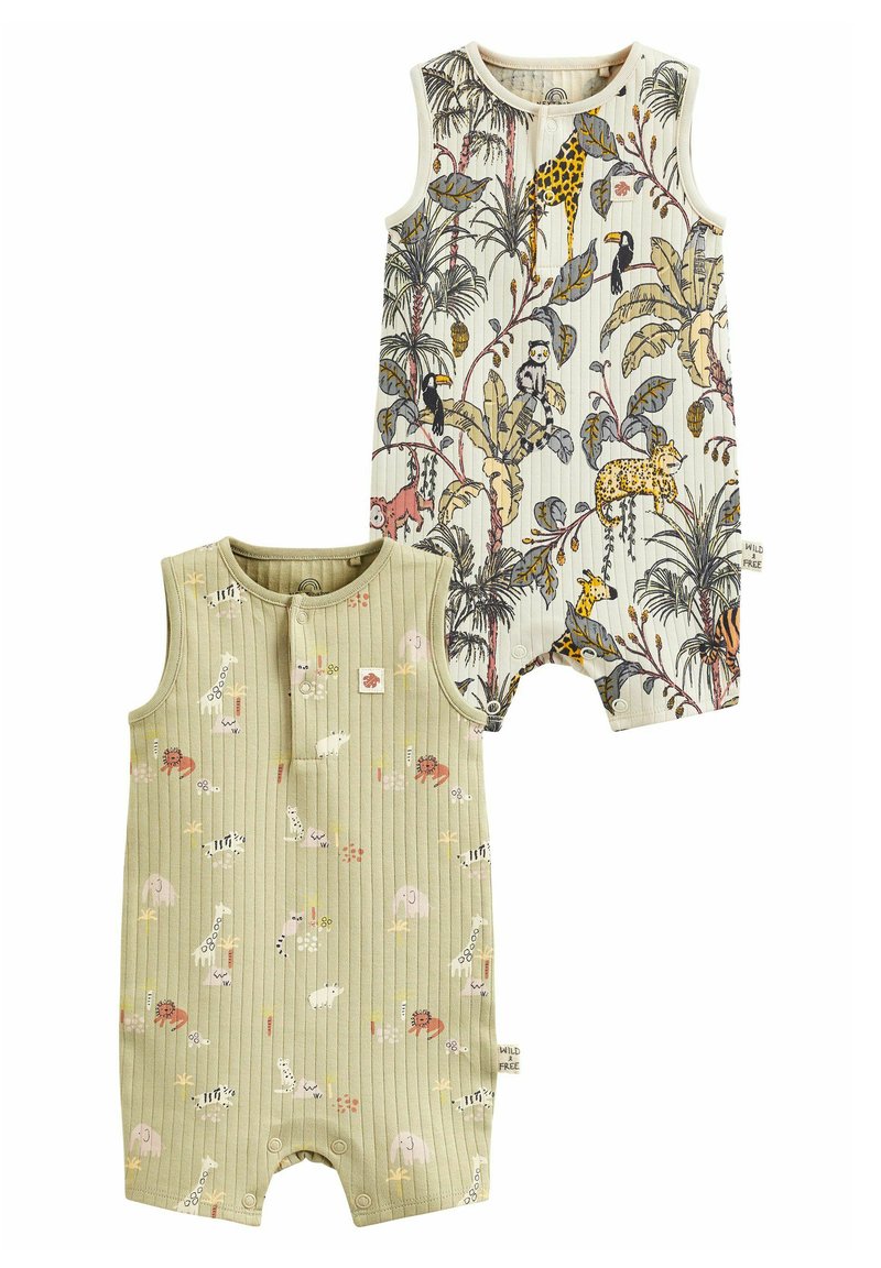 Next BABY ROMPERS 2 PACK Jumpsuit khaki green safari/groen Zalando.be