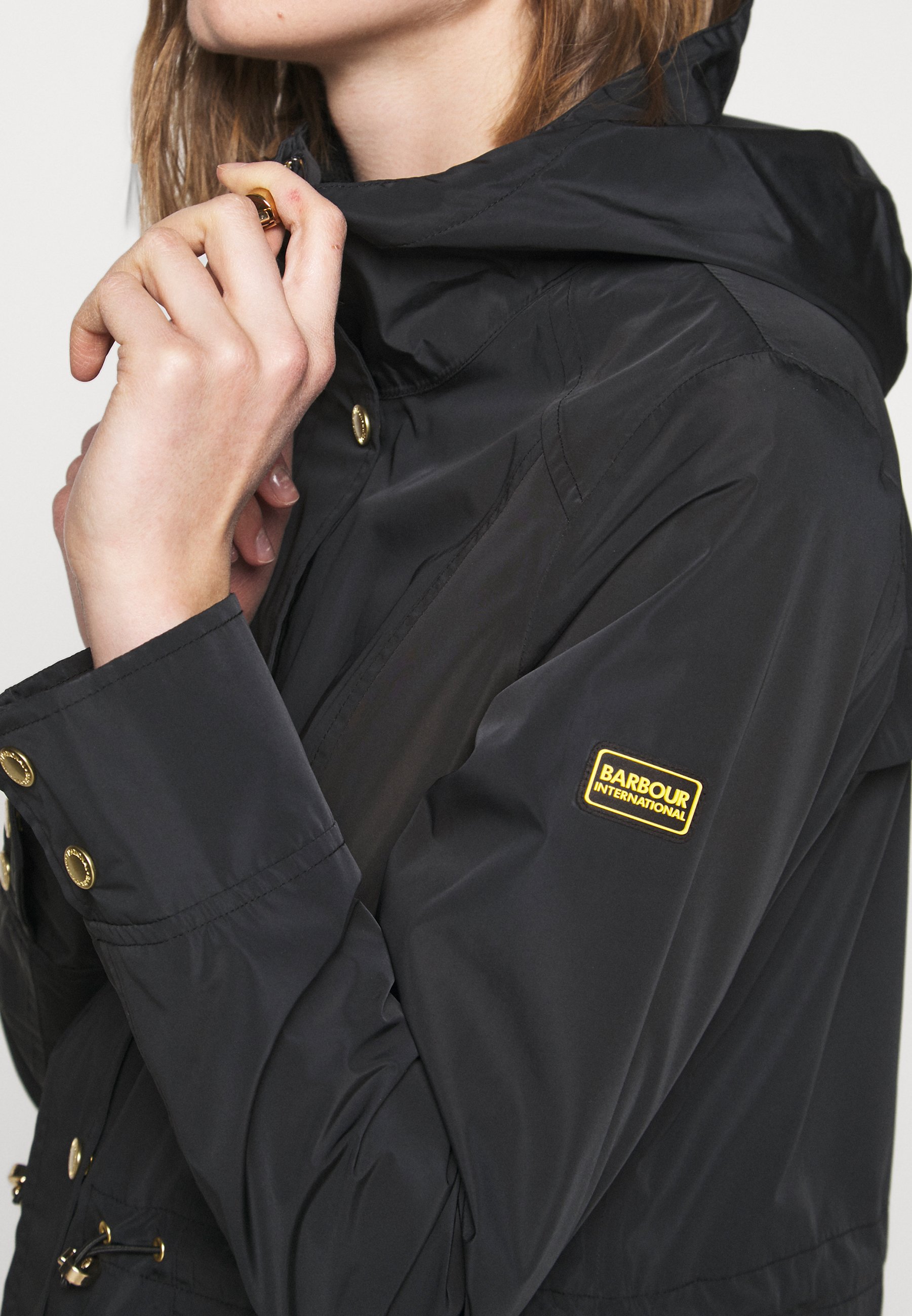 barbour garrison jacket black