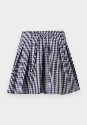ONLY, ONLISADORA CHECK MINI SKIRT - Minisukňa - night sky