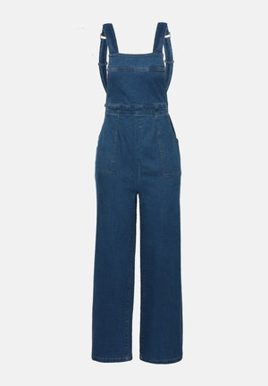 Even&Odd Tall Dungarees - mid blue wash