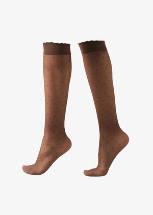 PATTERNED - Calcetines hasta la rodilla - braun