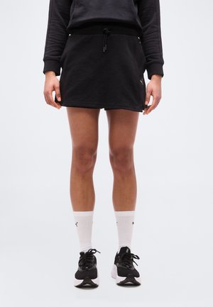 HIGH WAIST SKORT - Pantaloni scurți sport - black