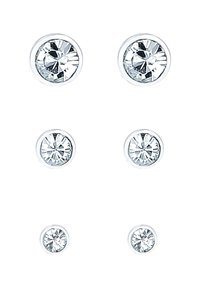 SPARKLING STACK - MIT KRISTALLEN VON SWAROVSKI® - Cercei - silver-coloured