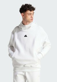 adidas Sportswear NEW Z.N.E. PREMIUM - Felpa con cappuccio - white