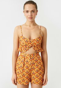 Koton CROP TANK PATTERNED  - Top - orange