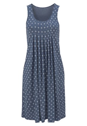 Day dress - blau-bedruckt